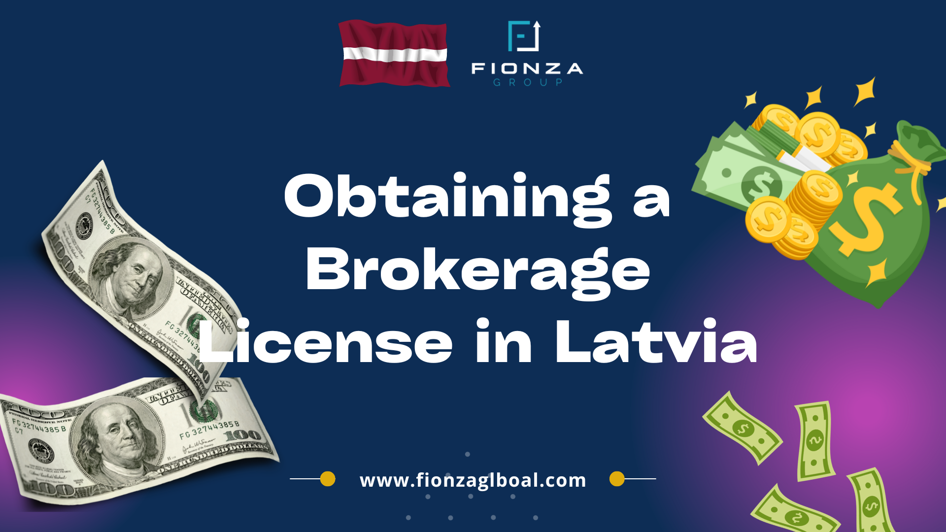 To engage in brokerage activities in Latvia, you must obtain permission from the special commission responsible for regulating local financial resources and funds